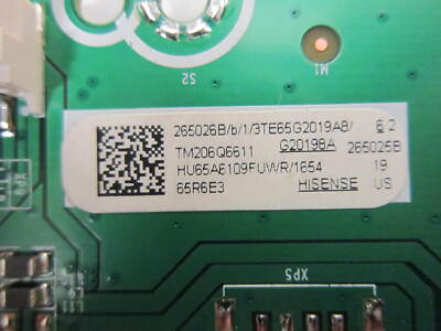 Hisense 65R6E3 Main Board (RSAG7.820.8840/ROH) 265026B | eBay