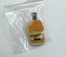 WhistlePig Whiskey 10 Year Rye Whiskey Bottle Enamel Lapen Pin New