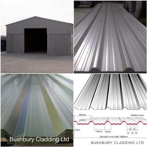 Box Profile Roof Cladding Roof Sheets 0 7mm Light Grey Ebay