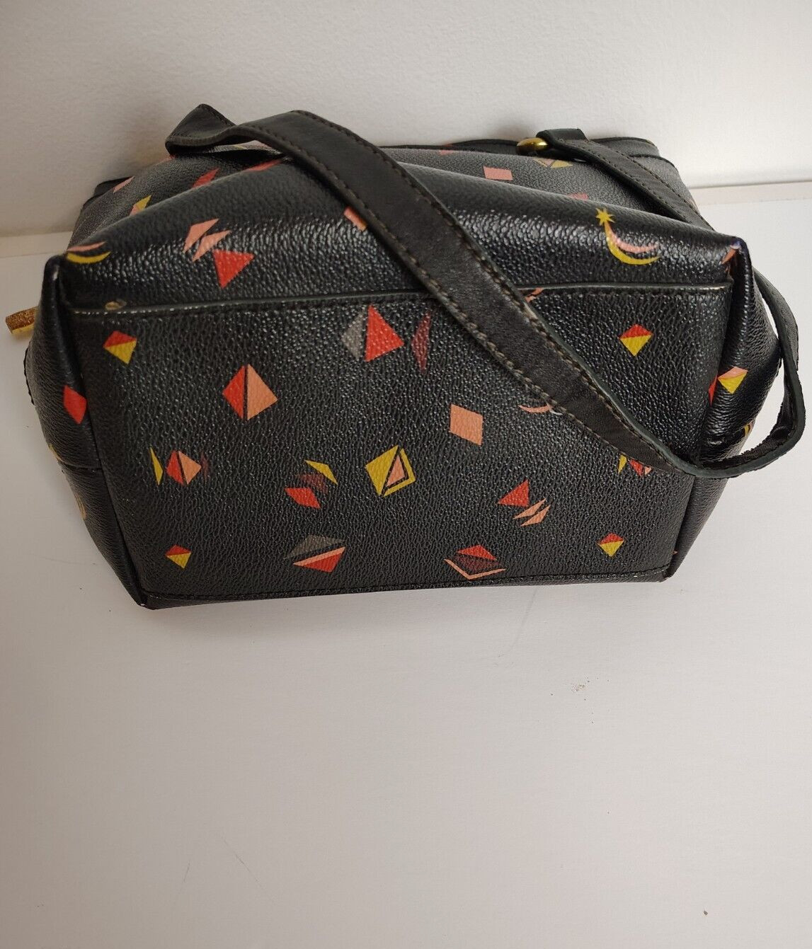 Fossil Crossbody Abstract Triangle Geometric blac… - image 7