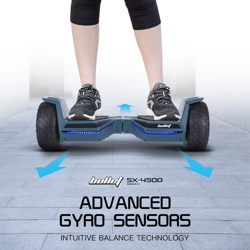 BULLET SX-4500 Hoverboard Scooter 8.5" Wheels 700W Superior Self Balancing Blue - image 3 of 4