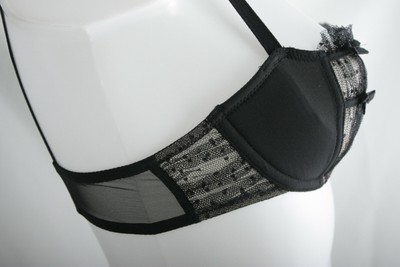 String Chantal Thomass 'Frivole' - Noir à Pois - Taille FR 38 - Neuf Avec étiquettes