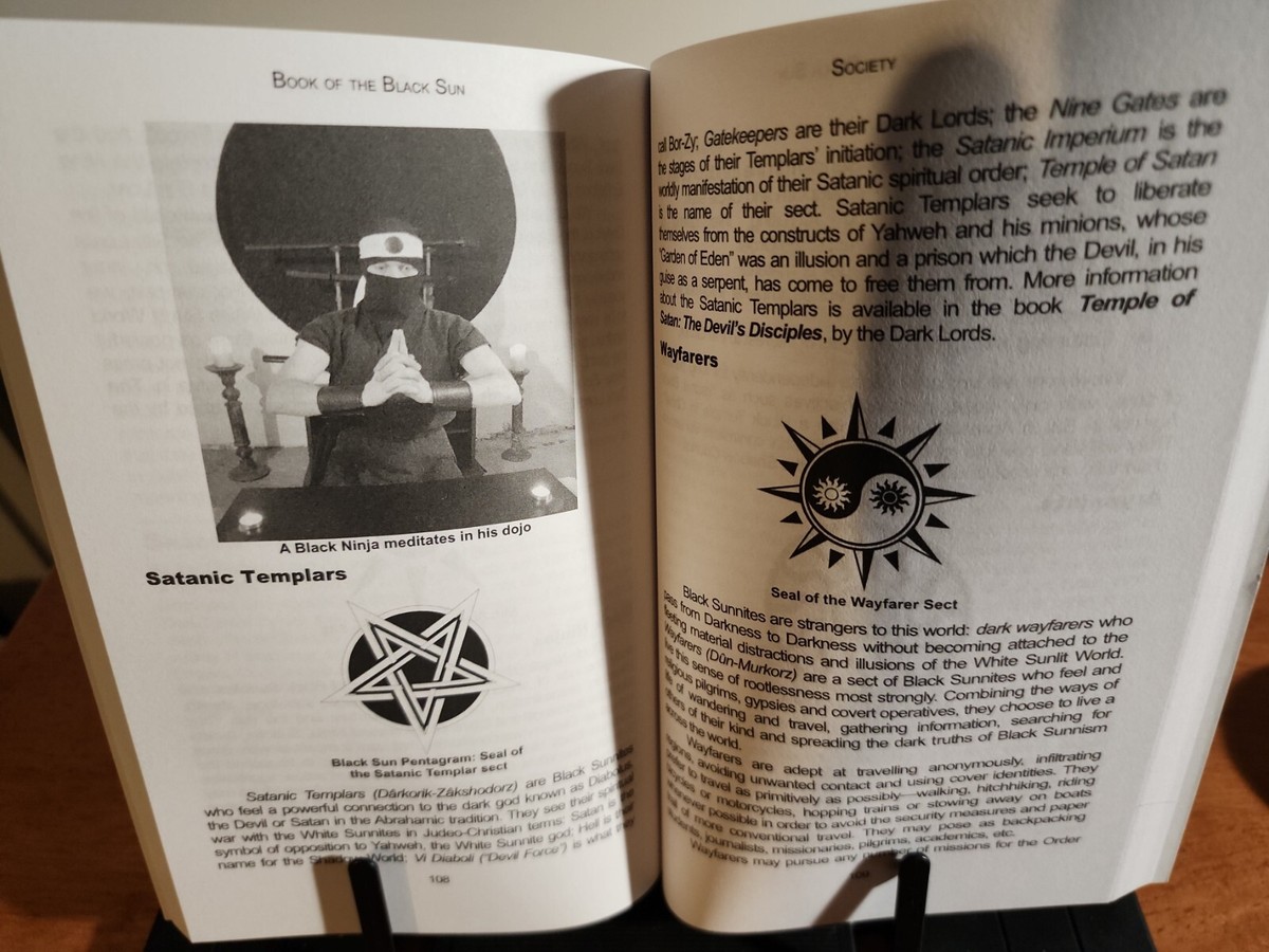 Book of the Black Sun by the Dark Lords: New B & W Interior