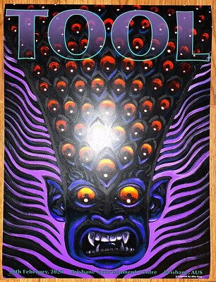 Tool Poster Brisbane Australia Entertainment 2020 Alex Grey /500
