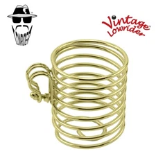 Authentic Original Lowrider Bike Round Cup Holder Gold Bicycle Part