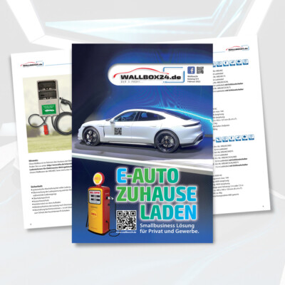 Wallbox24 Katalog Gesamtprogramm inkl. Ladestationen und Zubehör für E-Fahrzeuge