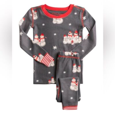 NWT PJ Salvage Kids Chillin with my Snowmies Holiday Pajamas Winter Cozy