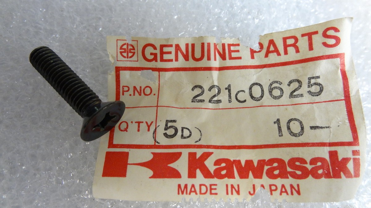 Kawasaki NOS NEW 221C0625 Screw 6x25 ZX ZX1100 ZX750 GPz | eBay