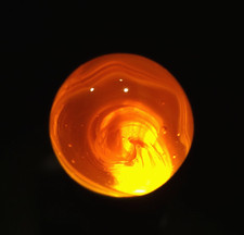 CHRISTENSEN AGATE AMBER R&T Pattern w/Cutline WET MINT