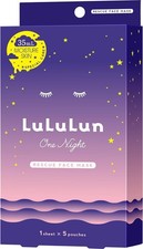 Máscara facial hidratante Lululun One Night Rescue 5 láminas en paquetes hecha en Japón