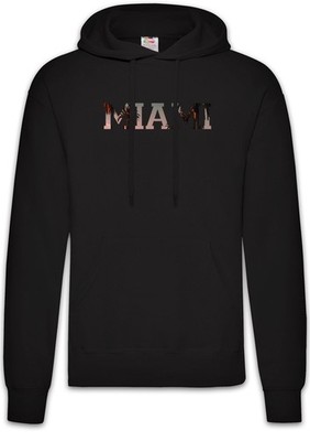 Miami Herren Hoodie Florida Beach Skyline Stadt City USA Vice United States Of