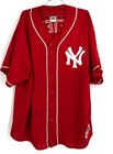 Majestic Men's Red New York Yankees Derek Jeter #2 Mlb Jersey - Size 3Xl