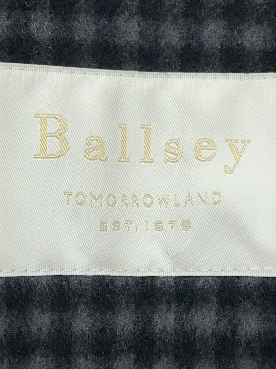 ALTRA TOMORROWLAND altro cappotto 36 lana grigio check 11 08 34 08101 23AW