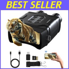 Crystal Clear 4K UHD Night Vision Binoculars with 10X Zoom