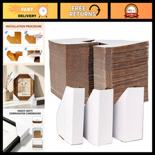 170 Pack Adjustable Cardboard Corner Protectors for Frames, Shipping Book Edge