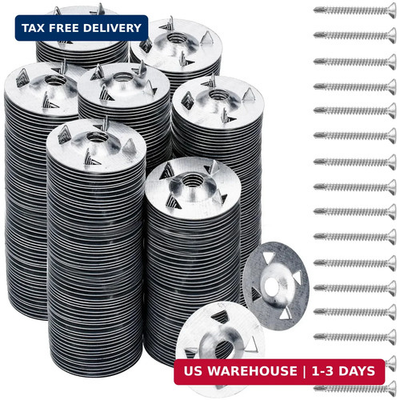 #ad #ad 600Pcs Foam Board Fasteners 1 1 8 Inch Metal Washers for Fixing Installation $34.98