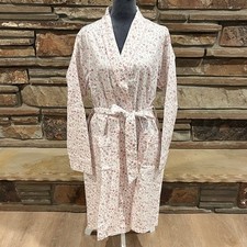 Petite Plume Elegant Dorset Floral 100 Cotton Twill Robe