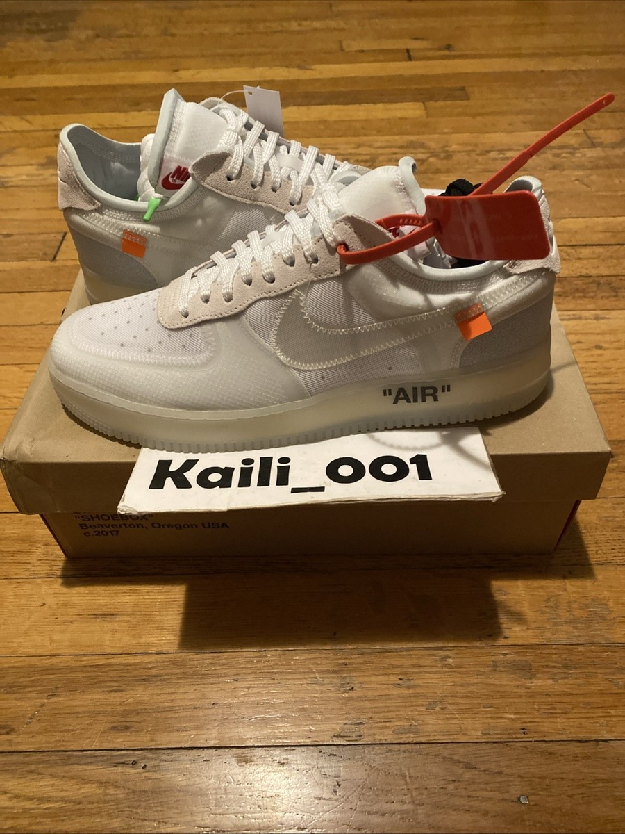 The 10: Nike Air Force 1 Low Size 11.5 AO4606-100 OFF WHITE THE