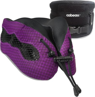Cabeau Evolution Cool Memory Foam Reisekissen für Kopf und 24 cm, lila. 