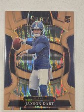 2025 Panini Select - Concourse Jaxson Dart #93 Copper Shock Prizm /899 (RC)