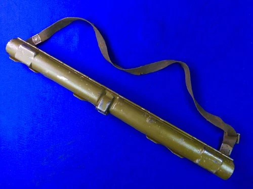 German Germany WW2 Military Metal Rifle Barrel Carrying Case Holder