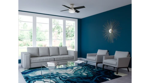 Hunter Fans - Dempsey 44 Inch Low Profile Ceiling Fan with LED Light Kit and - Picture 2 of 4