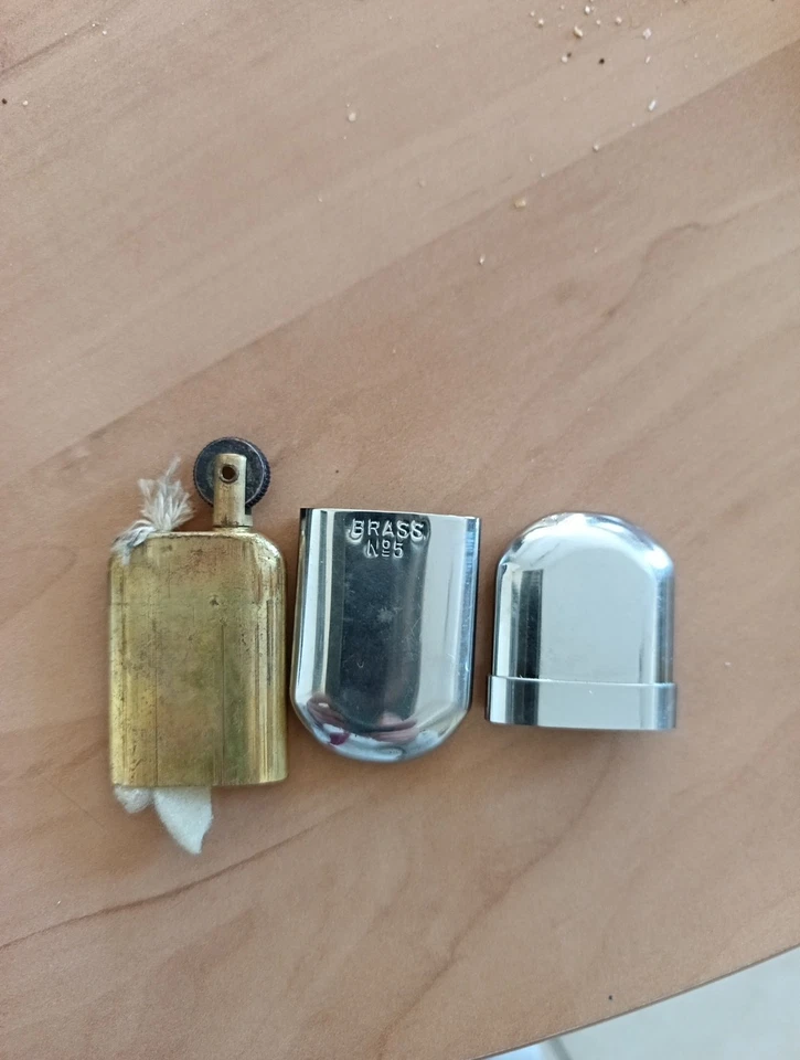 Ancien Briquet Brass N°5 - Photo 3/3