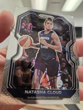 Signed Natasha Cloud 2021 WNBA Prizm #32 Autograph Card. Chicago Sky