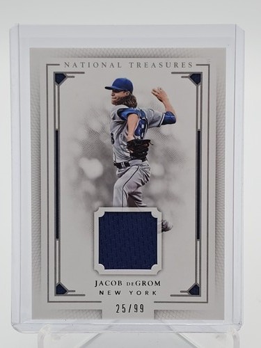 JACOB DEGROM 2016 PANINI NATIONAL TREASURES PLAYER-USED PATCH /99 NY METS Q2674