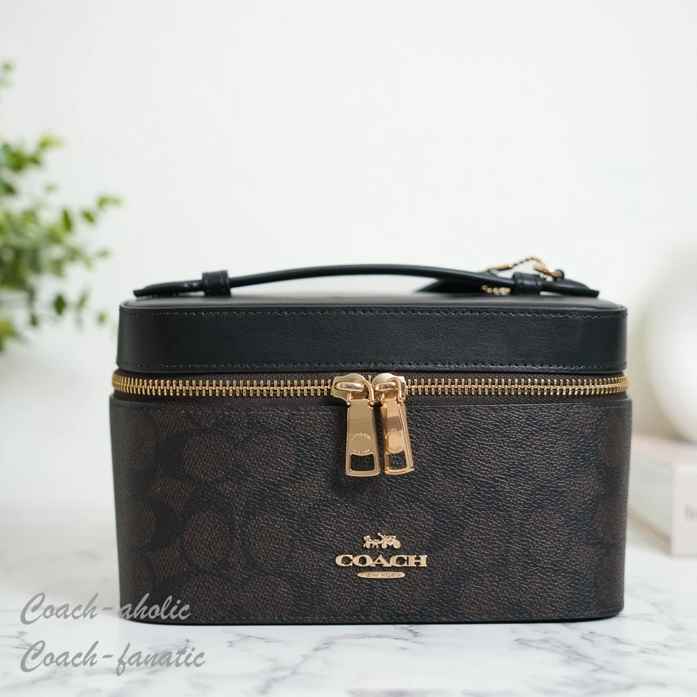 coach black cosmetic case products for sale | eBay