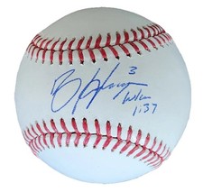Bryce Harper Signed Official Major League Baseball (Luke 1:37) Beckett 