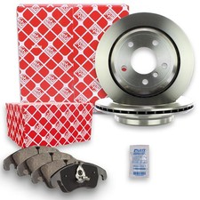 FEBI Bremsscheiben Ø280mm + Bremsbeläge Vorne für Nissan X-Trail T30 2.0 2.2 2.5