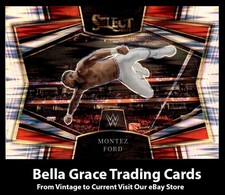 2023 Panini Select WWE Montez Ford #11 RAW Snapshots Flash Prizm