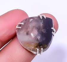 Black Rutilated Quartz - Srilanka 925 Sterling Silver Handmade Ring s.7 R7919-9