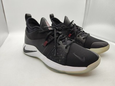 NIKE-PG2 TAURUS-BLACK SOLAR/RED/WHITE SHOES-AJ2039-003-MENS SIZE 11-WORN 2X-NICE