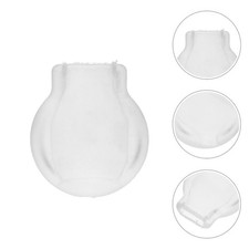 50 Pcs Clear Clip-on Earrings Pads Back Replacement Soft Cushions