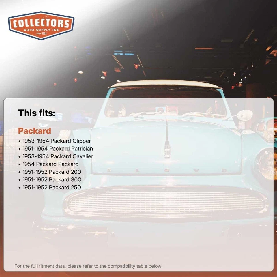 Calentador Pleno para Packard 1951-1954 Plástico ABS Foto 2 de 4