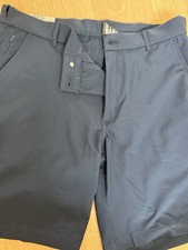 Greg Norman Performance Stretch 8.5 Inseam Golf Shorts Blue Waist34