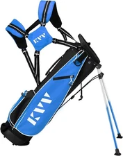 KVV Junior Golf Stand Bag, Lightweight Stand Bag for Children Kids Ages 10-12