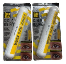 Maybelline Colossal Curl Bounce Mascara 350 BLACKEST BLACK PACK OF 2
