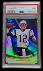 2013 topps platinum #74 tom brady; blue sapphire SP refractor insert PSA 9