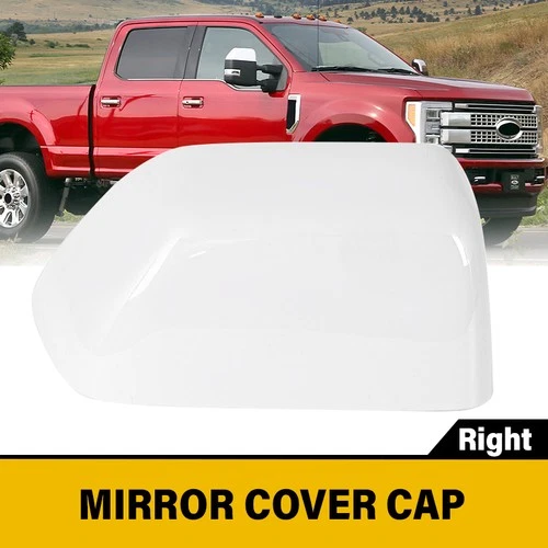 Right For 2017-2024 Ford F150 F250 F350 Super Duty Top Half Tow Mirror Cover Cap
