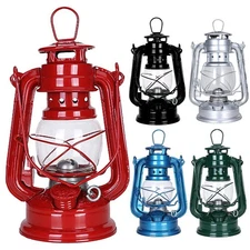 Firehand Feuerhand Hurricane Galvanized Silver Lantern for Camping Oil Lamp