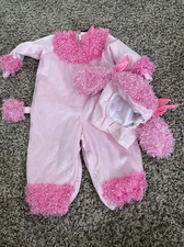 poodle dog costume Size M Toddler 12 To 18 Months