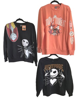 Disney Nightmare Before Christmas Sweatshirts JACK & SALLY