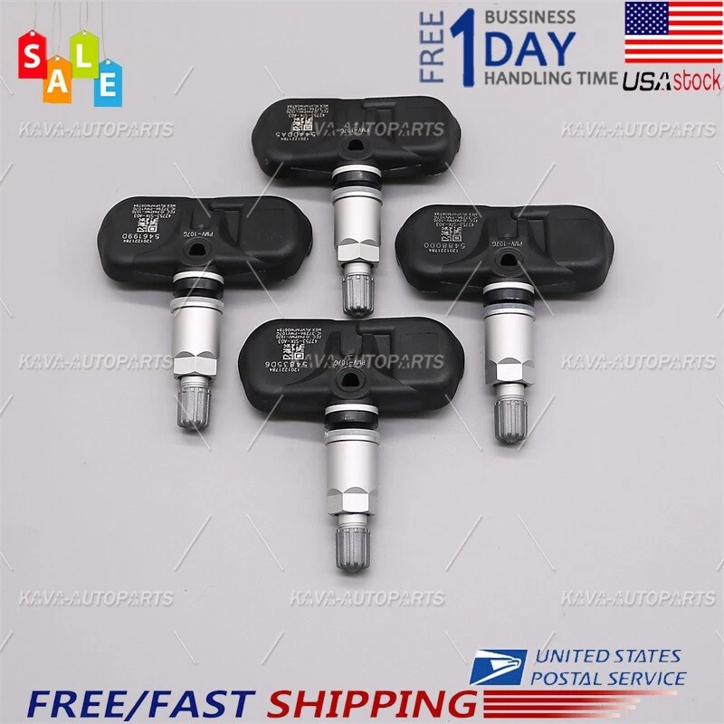 4x Sensor de presión de neumáticos TPMS para 09-13 Honda Pilot aleación 07-13 Acura TSX RDX Foto 2 de 4