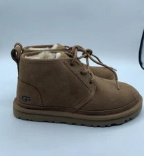 UGG Maksim UGGpure Lined Chukka Boot Womens US 6 EU 37 In Chestnut Casual NWOB