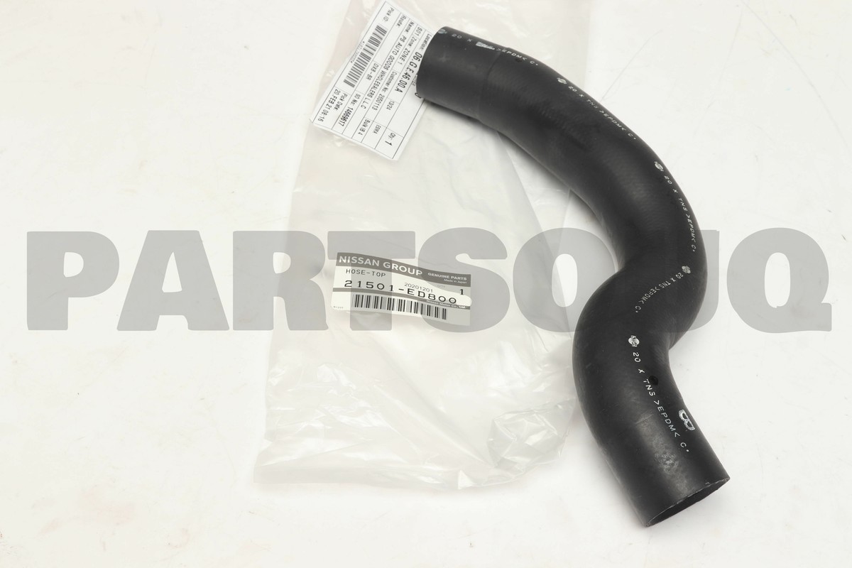 れい 21501ED800 Genuine Nissan HOSE-RADIATOR,UPPER 21501-ED800 | eBay