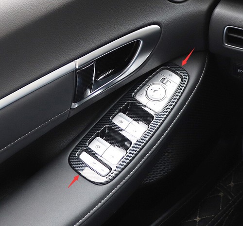 For Hyundai Sonata 2020-2023 Carbon Fiber Style Glass Window Lifting Decoration - Picture 11 of 20