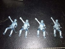 Lot of MPC Civil War / Cavalry Soldiers Swords Missing  Metallic Blue Plastic